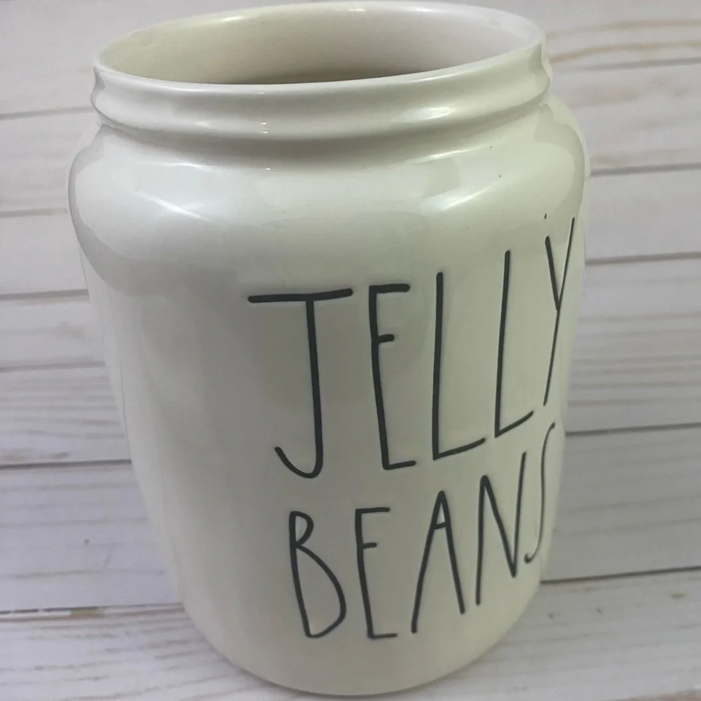 Rae Dunn JELLY BEANS Easter Spring Canister 6”